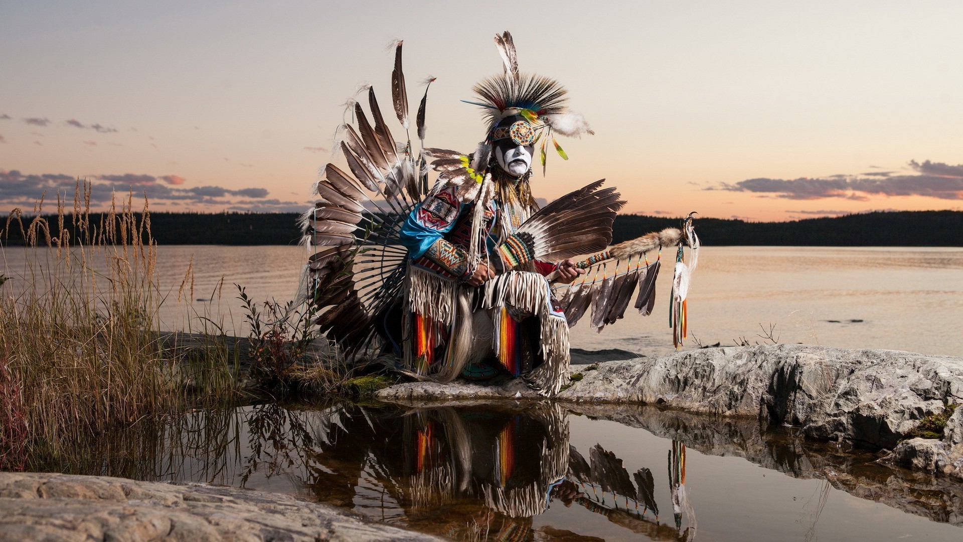 wasser reisen winter schnee himmel im freien see vogel landschaft