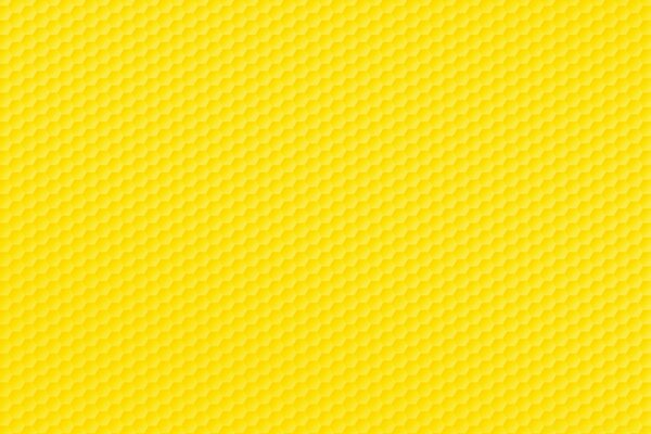 Gelbe Tapete mit konvexer Textur