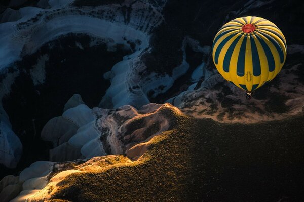 Reise mit dem Mückenballon