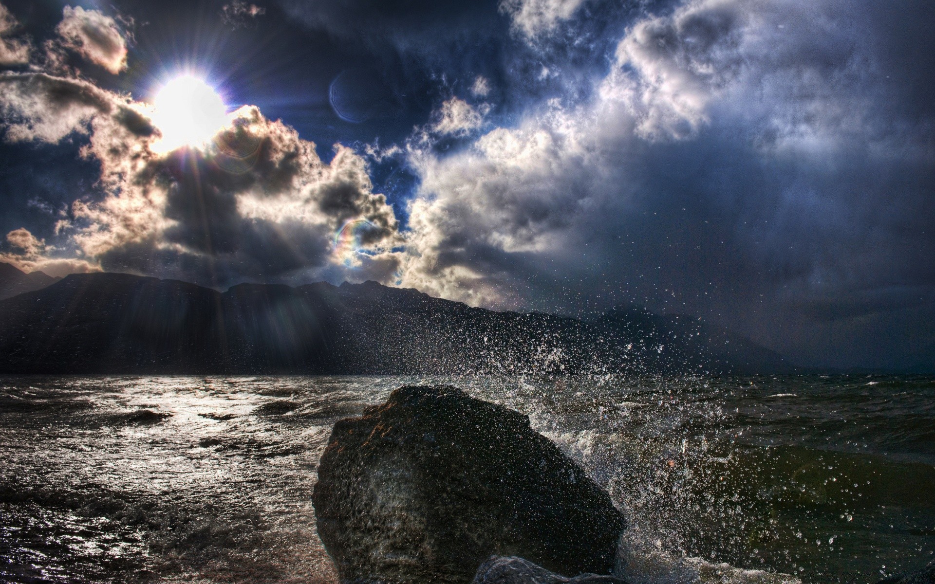 meer und ozean landschaft wasser himmel natur sonnenuntergang sturm reisen sonne im freien vulkan berge dämmerung licht