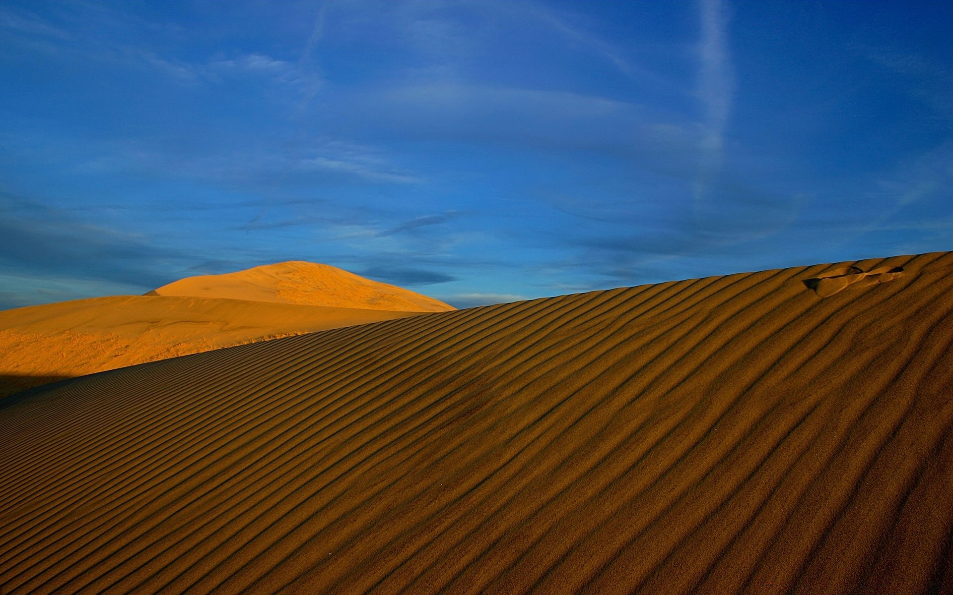 wüste düne sand dämmerung sonnenuntergang landschaft himmel reisen natur sonne trocken unfruchtbar heiß aride im freien