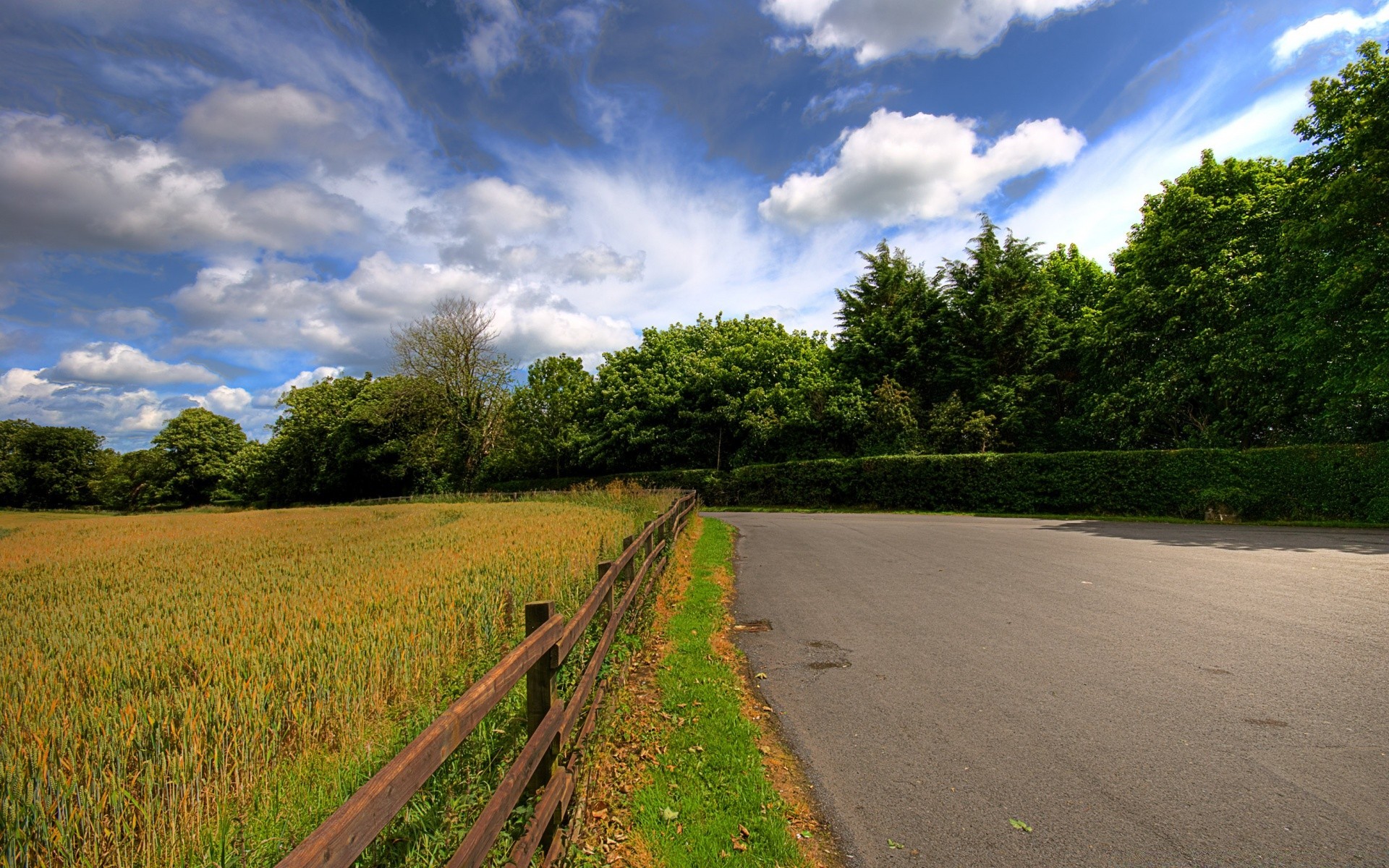 landschaft landschaft des ländlichen straße landschaft natur baum im freien himmel sommer gras landwirtschaft handbuch reisen holz sonne tageslicht gutes wetter bebautes land