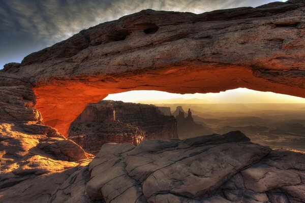 Schöne Landschaft in der amerikanischen Wüste