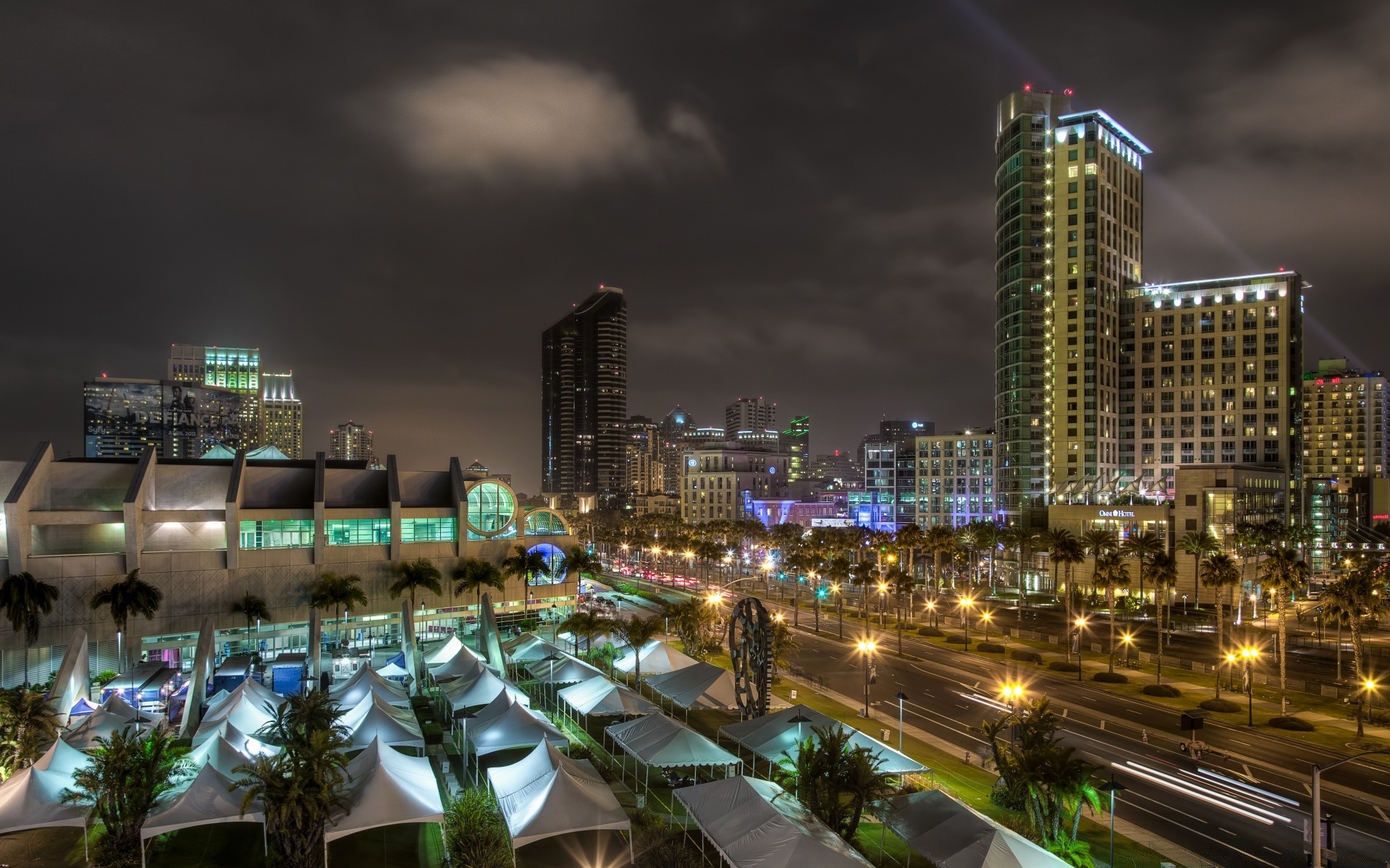 amerika stadt wolkenkratzer reisen haus stadt dämmerung abend stadtzentrum städtisch skyline architektur verkehr modern straße autobahn hotel himmel wirtschaft brücke licht